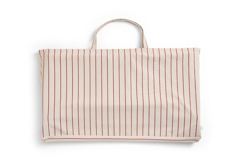 HAY Outdoor Market sofá plegable, beige - raya roja, imagen extra