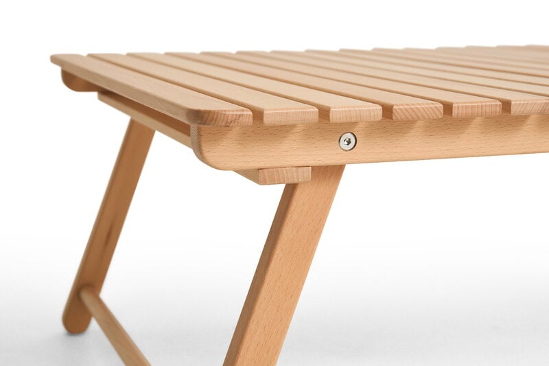 HAY Outdoor Market folding table, L, natural, extra image