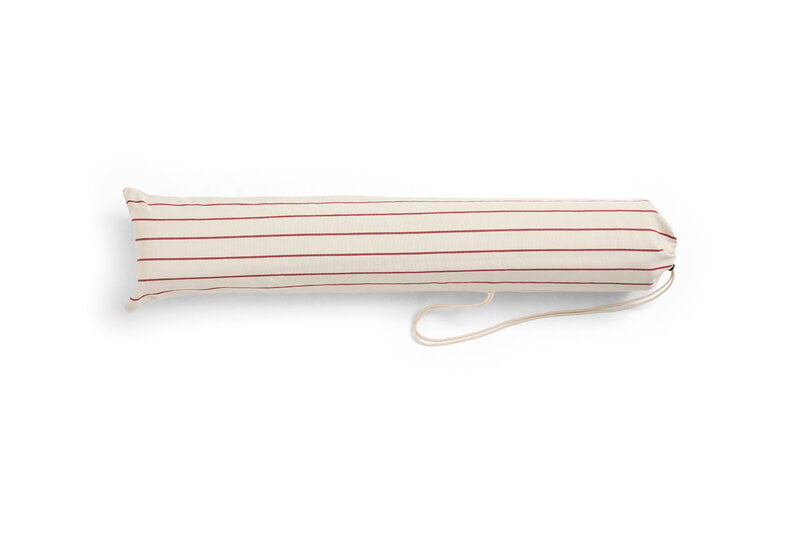 HAY Outdoor Market sofa cushion, beige - red stripe, extra image