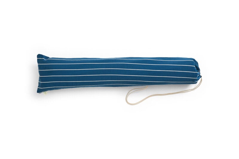 HAY Outdoor Market sofa cushion, blue - beige stripe, extra image