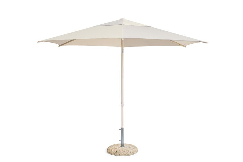 HAY Terrazza parasol, hexagon, off-white - grey, extra image