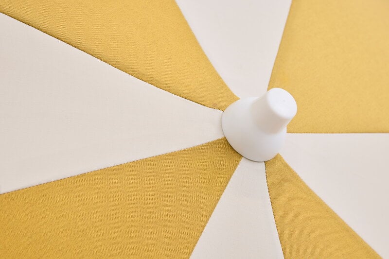 HAY Terrazza parasol, octagon, off-white - ochre, extra image