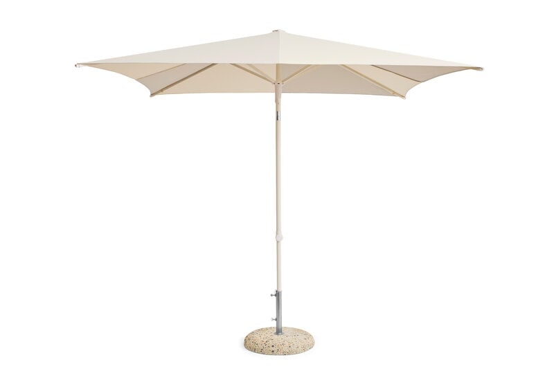 HAY Terrazza parasol, square, off-white - grey, extra image