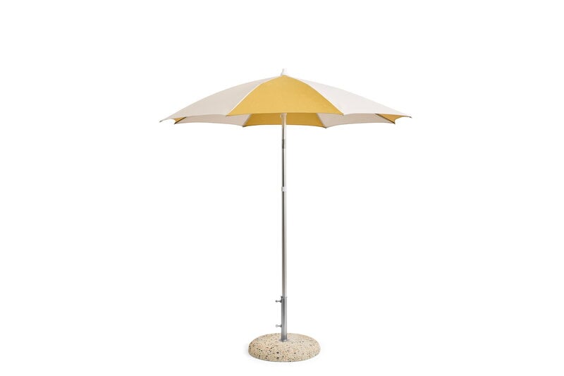 HAY Terrazza parasol, octagon, off-white - ochre, extra image