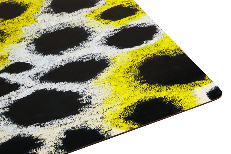 Hem Monster placemat, set of 2, white yellow black Finnish Design Shop