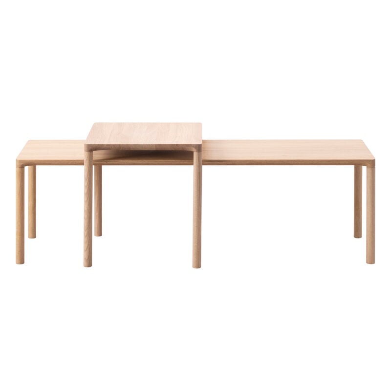 Fredericia Tavolino Piloti Wood, 46,5 x 39 x 41 cm, rovere oliato chiaro, vista 5
