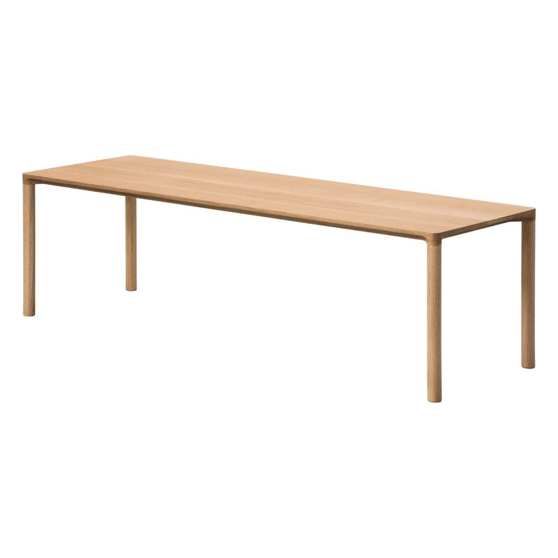 Fredericia Piloti Wood sohvapöytä, 120 x 39 x 41 cm, öljytty tammi, näkymä 3
