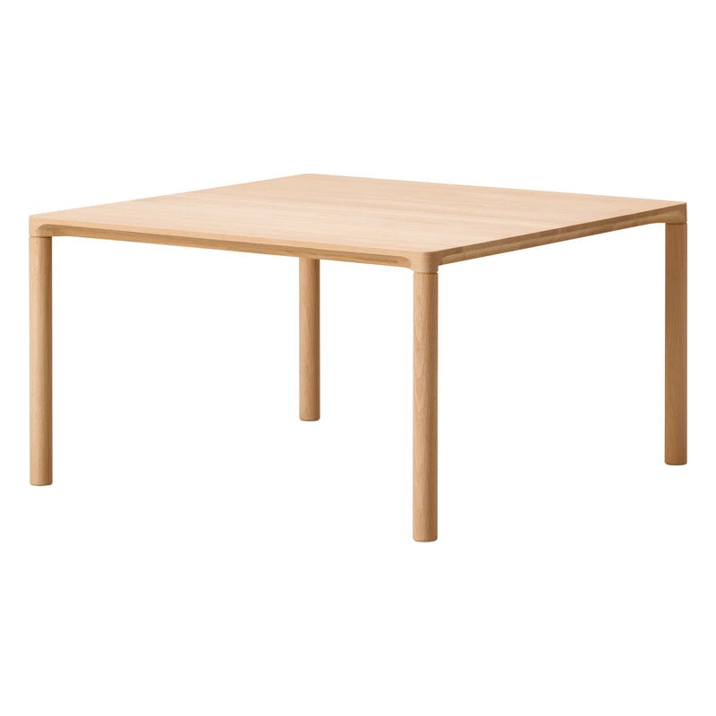 Fredericia Piloti Wood sohvapöytä, 63 x 63 x 35 cm, vaalea öljytty tammi, näkymä 3