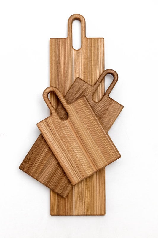 Hanna Saari Halikko cutting board, large, elm | Finnish Design Shop