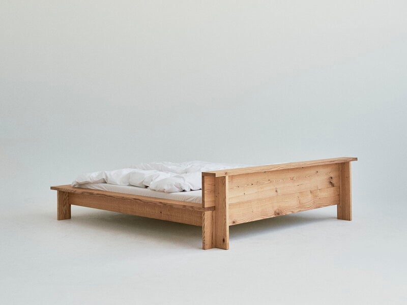 RYE Hem bed frame, oiled red oak, extra image