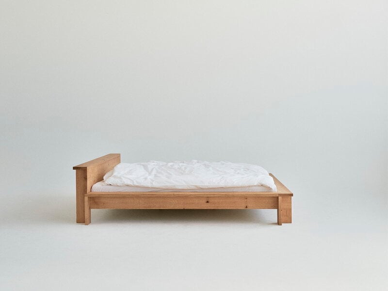 RYE Hem bed frame, oiled red oak, extra image