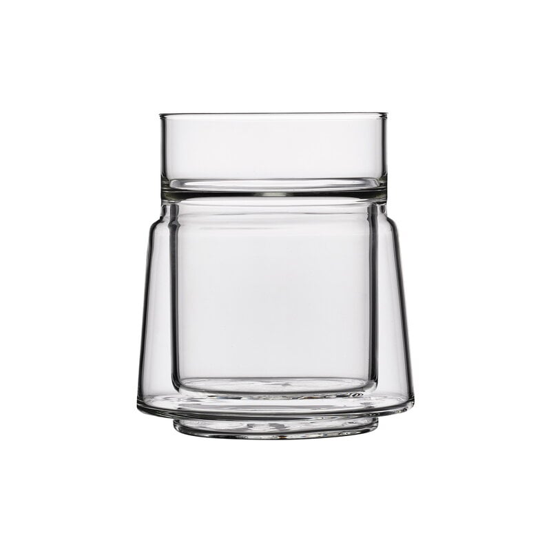 Jacob Jensen Double Wall glass, medium 21 cl, clear, extra image