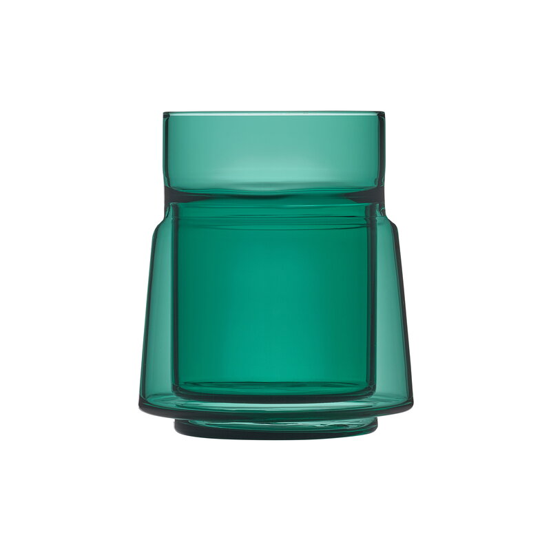 Jacob Jensen Double Wall glass, medium 21 cl, green, extra image