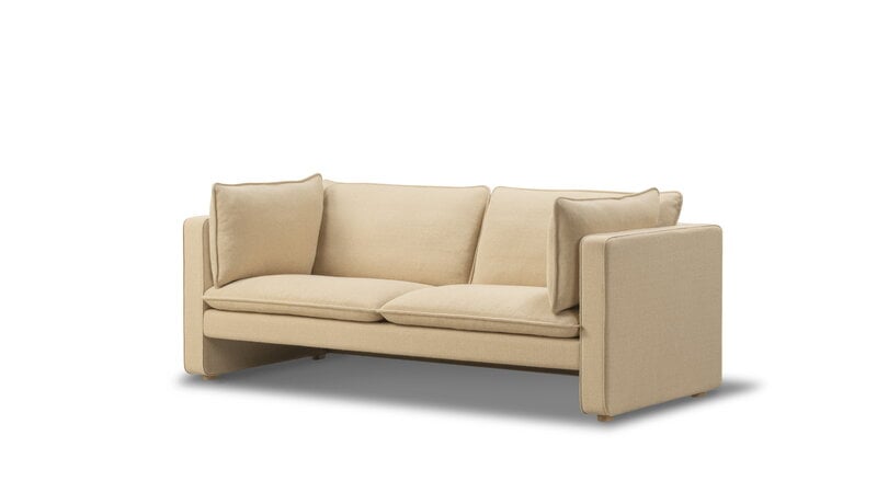 Fredericia Jota Sofa, 2-Sitzer, helles geöltes Eichenholz - Vidar 323, extrabild