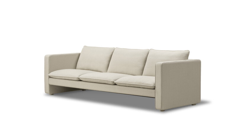 Fredericia Jota sofa, 3-seater, light oiled oak - Vidar 146, extra image