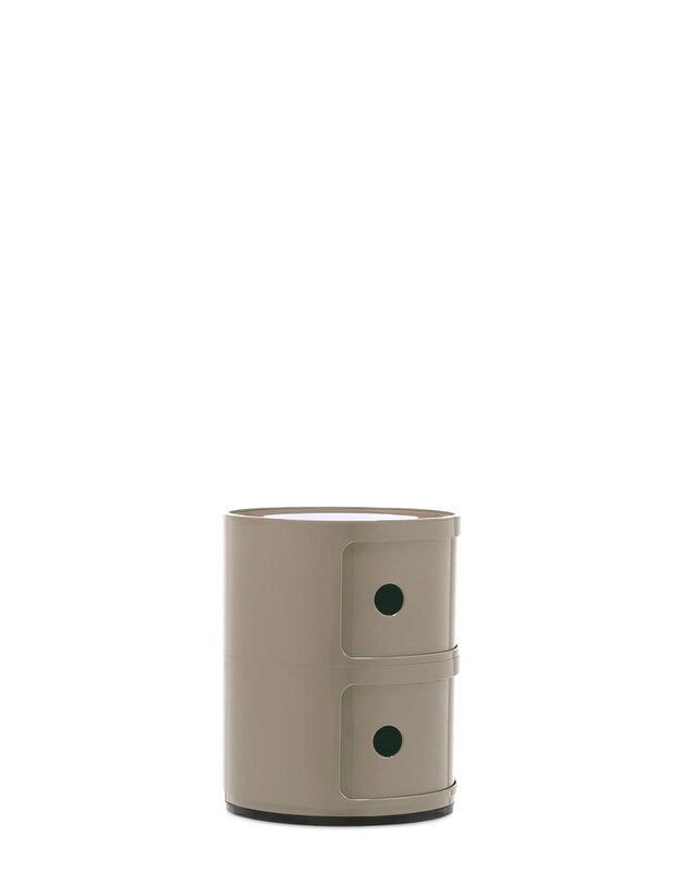 Kartell Componibili storage unit, 2 modules, orange, extra image