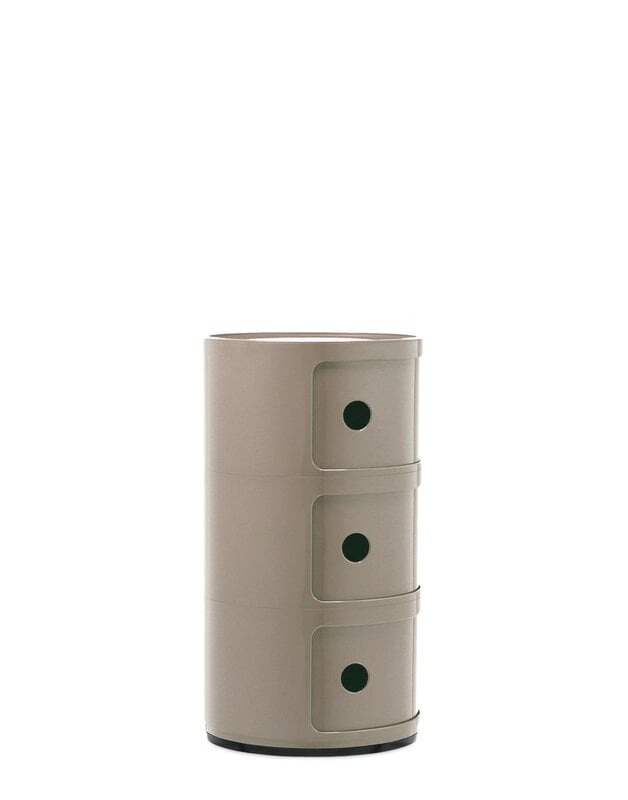 Kartell Componibili storage unit, 3 modules, taupe, extra image