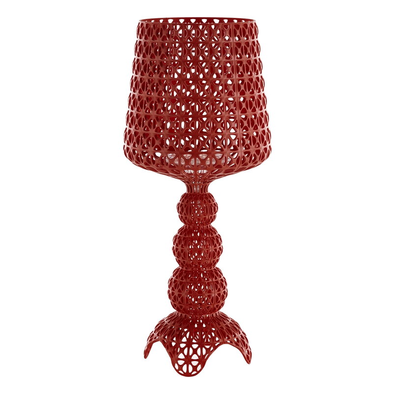 Kartell Tischleuchte Mini Kabuki, burgunderrot, extrabild