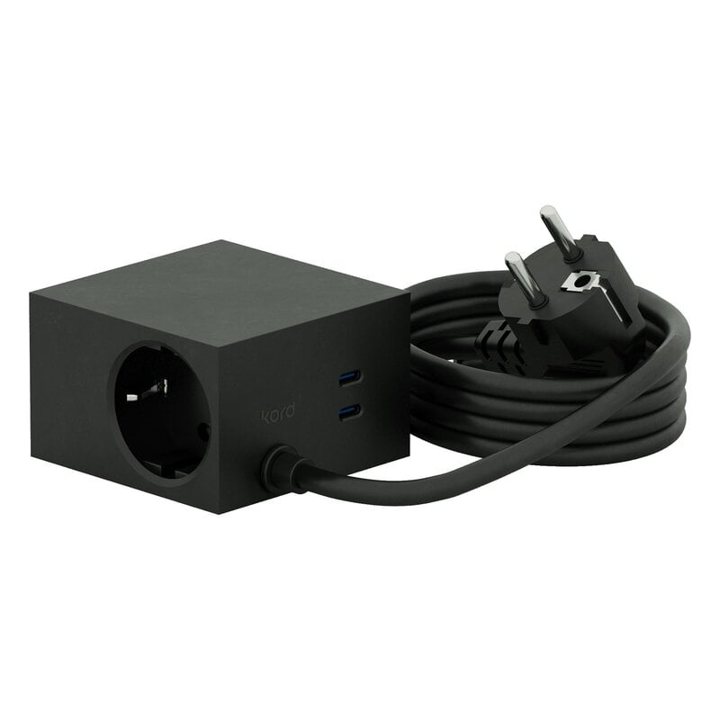 Kord Connect Cuboid+ rallonge USB-C, 200 cm, noir, image extra
