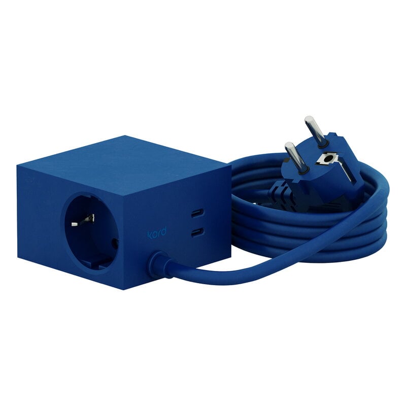 Kord Connect Cuboid+ extension cord USB-C, 200 cm, catalina blue, extra image