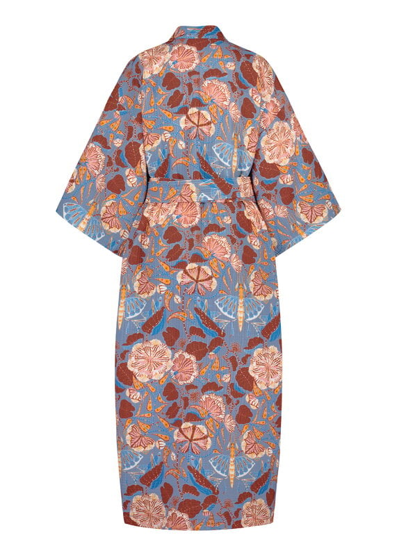 Klaus Haapaniemi & Co. Grasshopper Yukata dressing gown, soft muslin, extra image