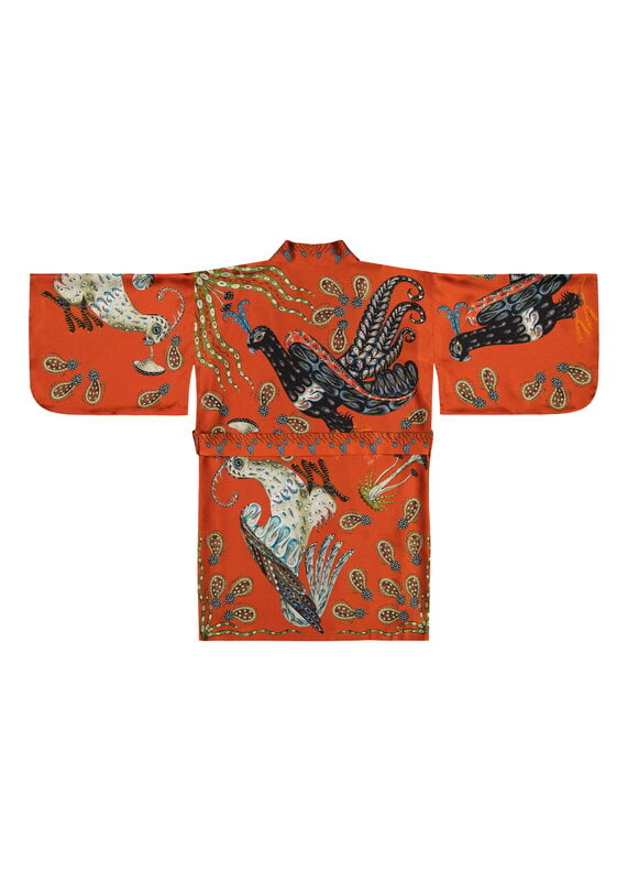 Klaus Haapaniemi & Co. Firebird kimono, oranssi, tuotteen lisäkuva