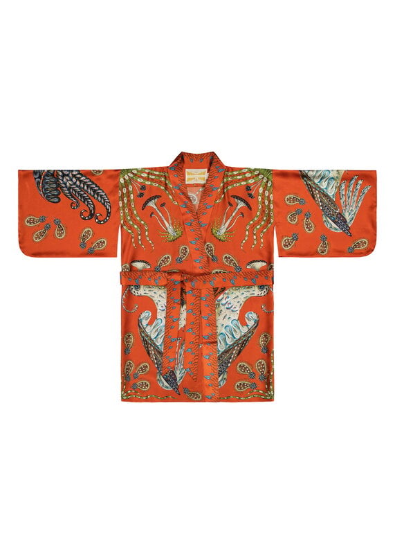 Klaus Haapaniemi & Co. Firebird kimono, oranssi, tuotteen lisäkuva