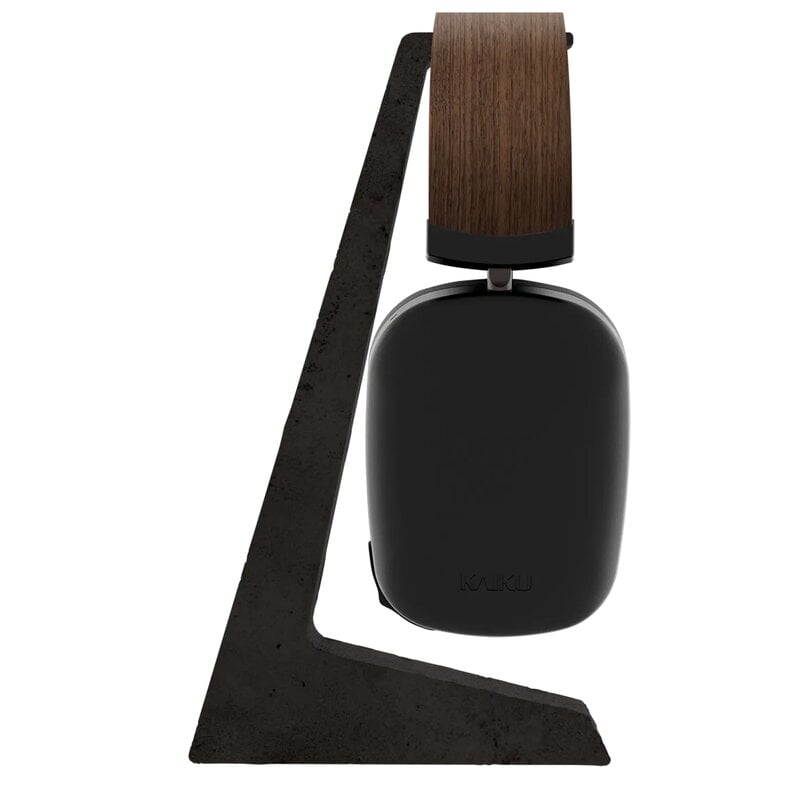 Kaiku Acoustics Kaiku Root headphone stand, black concrete, view 3