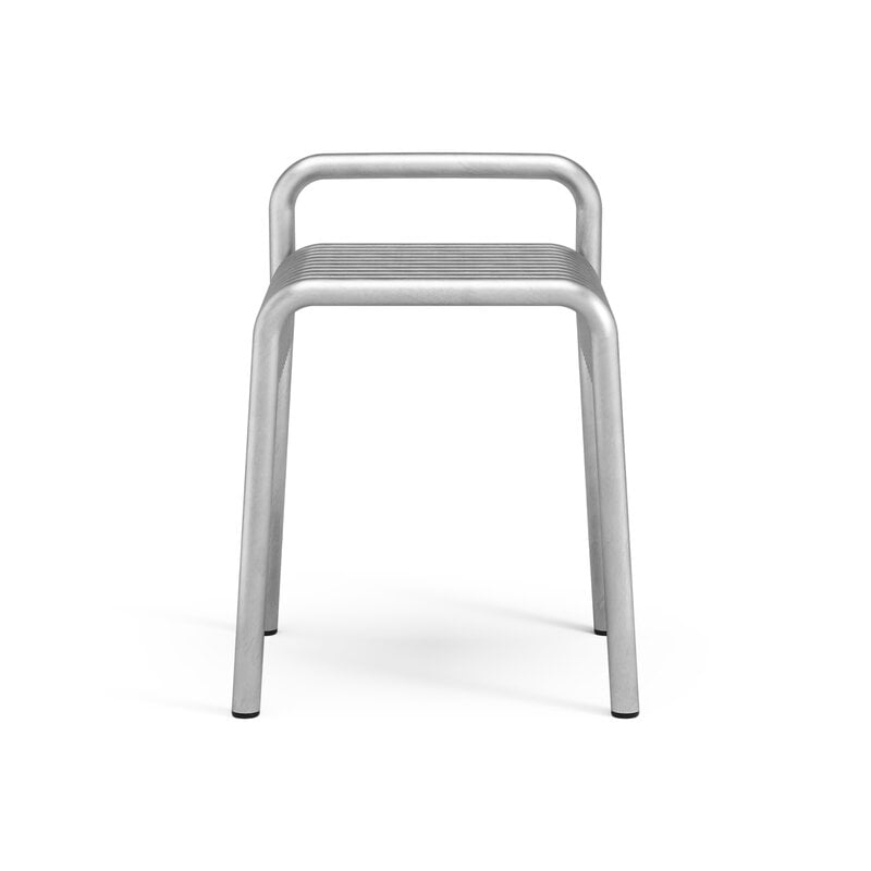 Bebó Objects Kane stool, low, 45 cm, aluminum, extra image
