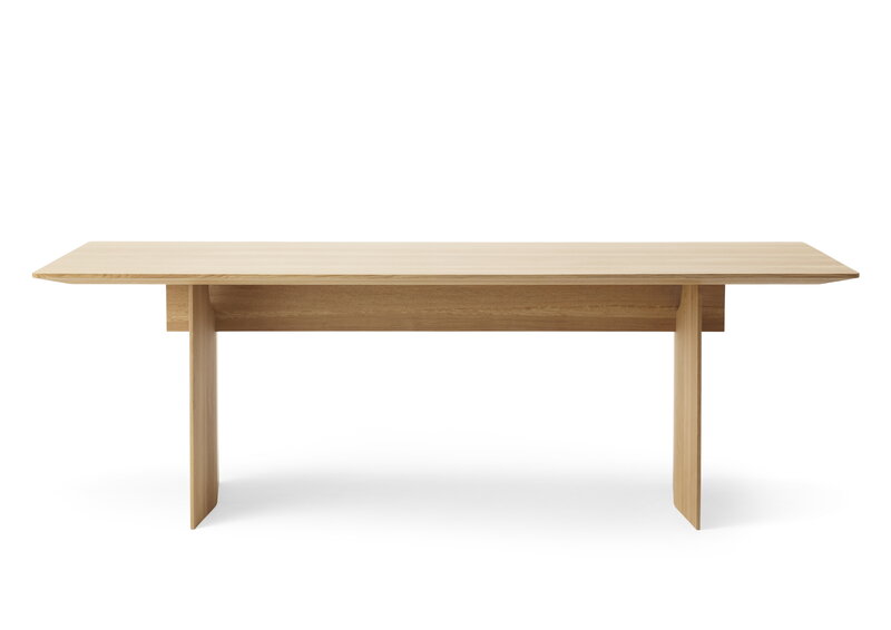 Karimoku Case N-DT01 dining table, 90 x 200 cm, lacquered oak, extra image