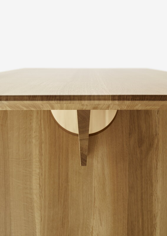 Karimoku Case N-DT01 dining table, 90 x 200 cm, lacquered oak, extra image