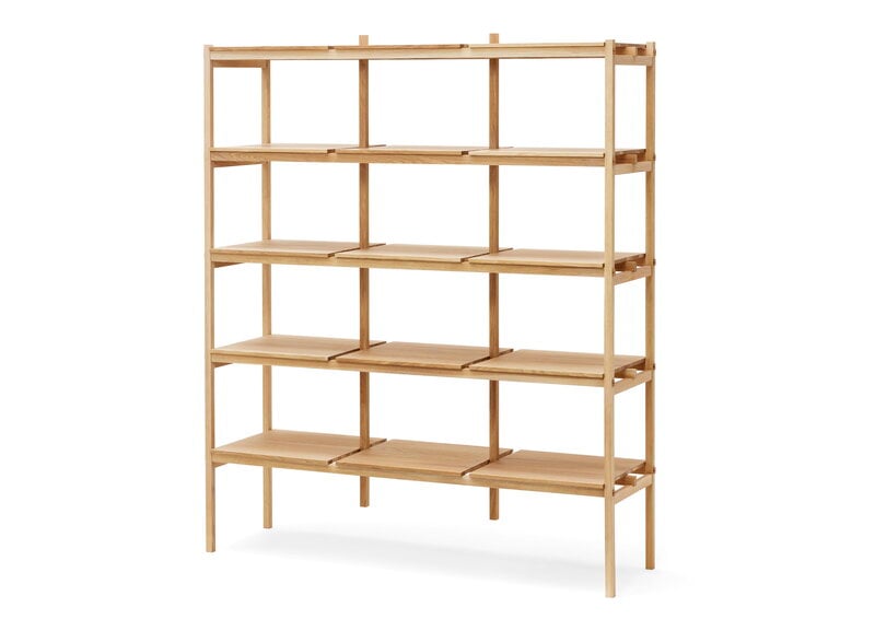 Karimoku Case N-SS01 Regal 3 x 4, 142,7 x 169,2 cm, lackierte Eiche, extrabild