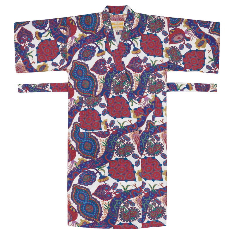 Klaus Haapaniemi & Co. Purple Rain Yukata bata, muselina suave, imagen extra