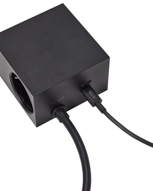 Kord Connect Cable de carga USB-C a USB-C, negro, imagen extra
