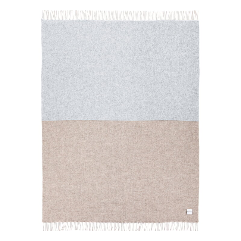 Lapuan Kankurit Kotona blanket, 140 x 200 cm, Tones of Modernism, natural beige–light blue, extra image
