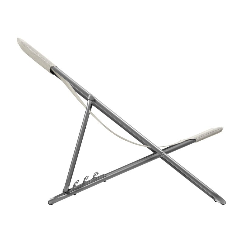 Lafuma Mobilier Maxi Transat deckchair, grey - seigle II, extra image