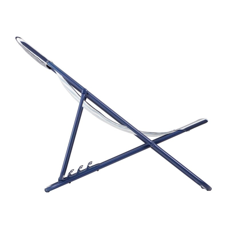 Lafuma Mobilier Maxi Transat deckchair, CB striped indigo, extra image