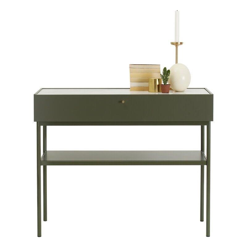 Asplund Table Luc Console 100, kaki vert - calcaire Jura, image extra