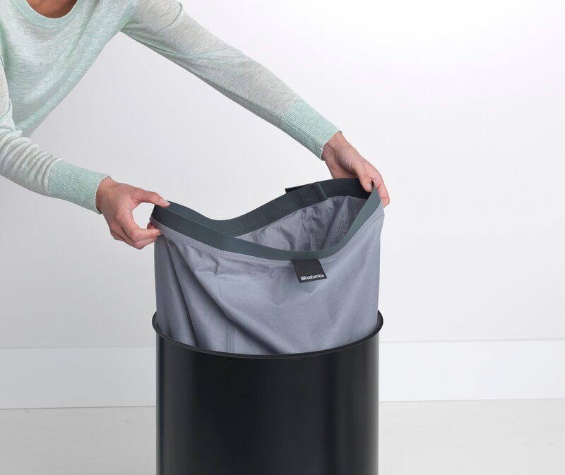 Brabantia 60-Liter Black Laundry Bin with Cork Lid + Reviews