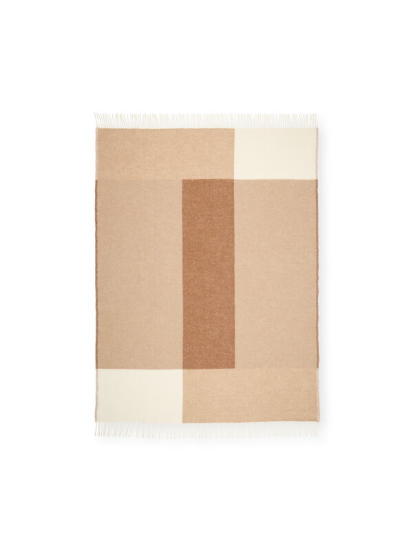 Northern Layer throw, 130 x 170 cm, brown, extra image