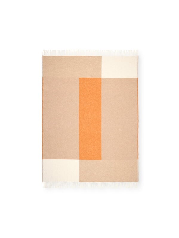 Northern Layer throw, 130 x 170 cm, orange, extra image