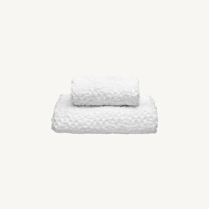 Li Linen Waffle Towel 100 X 150 Cm White Finnish Design Shop