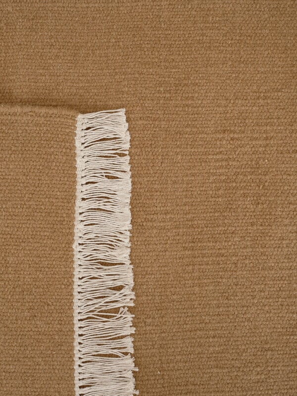 Linie Design Rainbow wool rug, terracotta, extra image