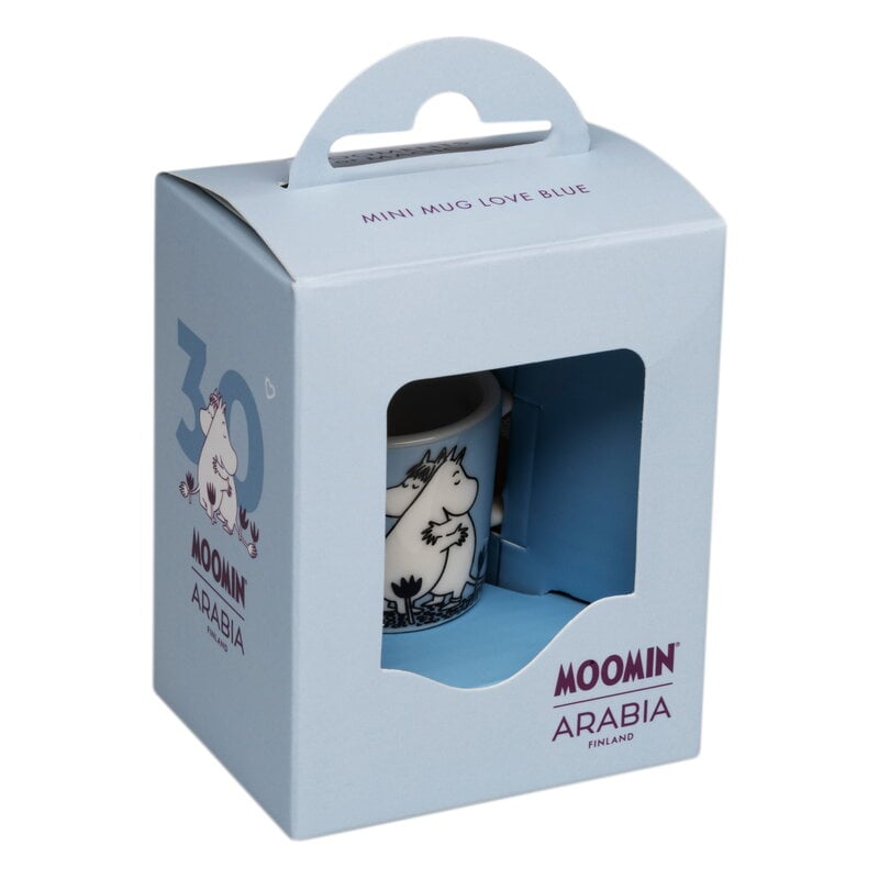 Moomin Arabia Mumin mini mugg, Kärlek blå, extrabild