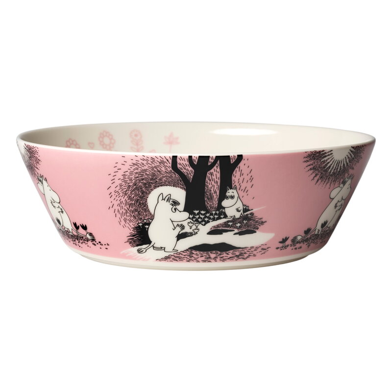 Moomin Arabia Muumi tarjoilukulho, 23 cm, Rakkaus 30, tuotteen lisäkuva