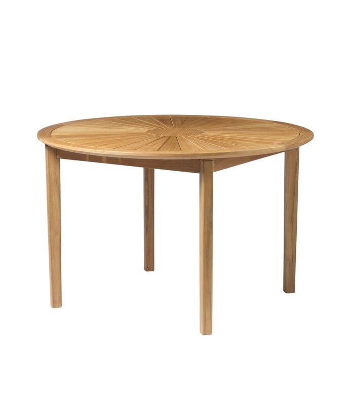 FDB Møbler M27 Sammen round garden table, 120 cm, oiled teak, extra image