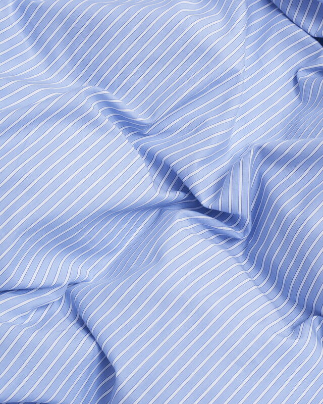 Magniberg Wall Street Oxford duvet cover, striped light blue