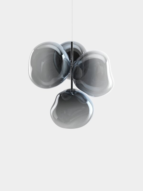 Tom Dixon Melt Chandelier Small riippuvalaisin, LED, nikkeli, näkymä 3