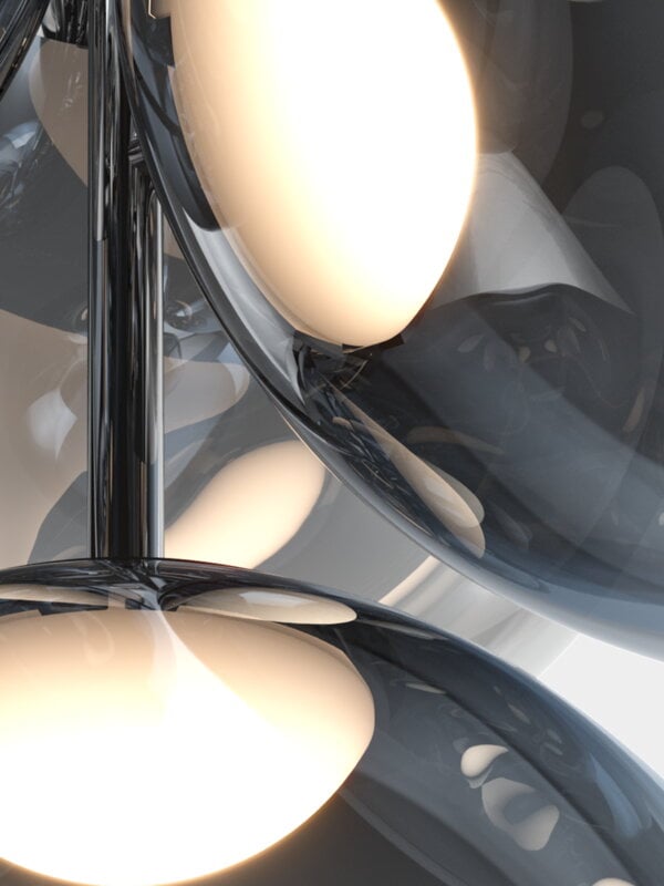 Tom Dixon Melt Chandelier Small riippuvalaisin, LED, nikkeli, näkymä 4