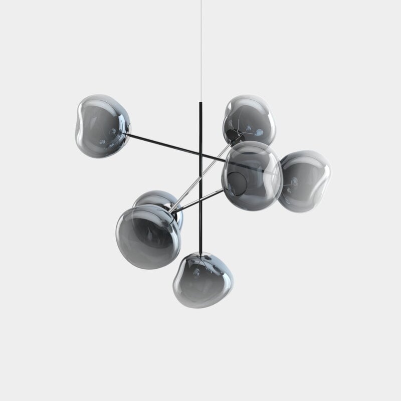 Tom Dixon Melt Chandelier Large riippuvalaisin, LED, nikkeli, näkymä 2